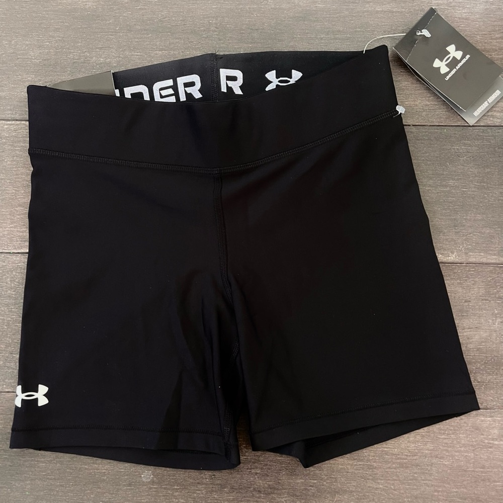 #SOLD#Under Armour black compression shorts, athletic shorts